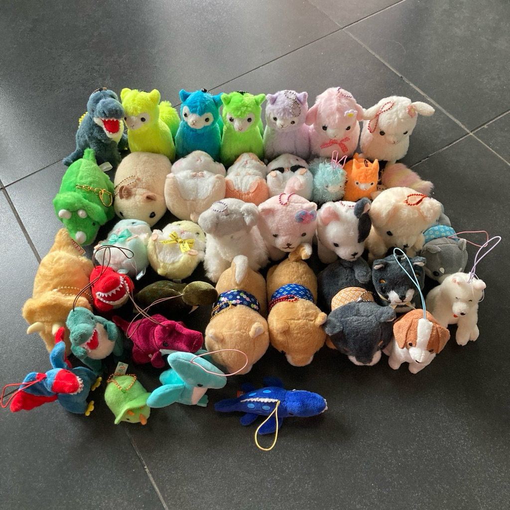 [PART2] AMUSE Keychain | ganci gantungan kunci plush plushie boneka alpaca hamster marmut alpacasso 