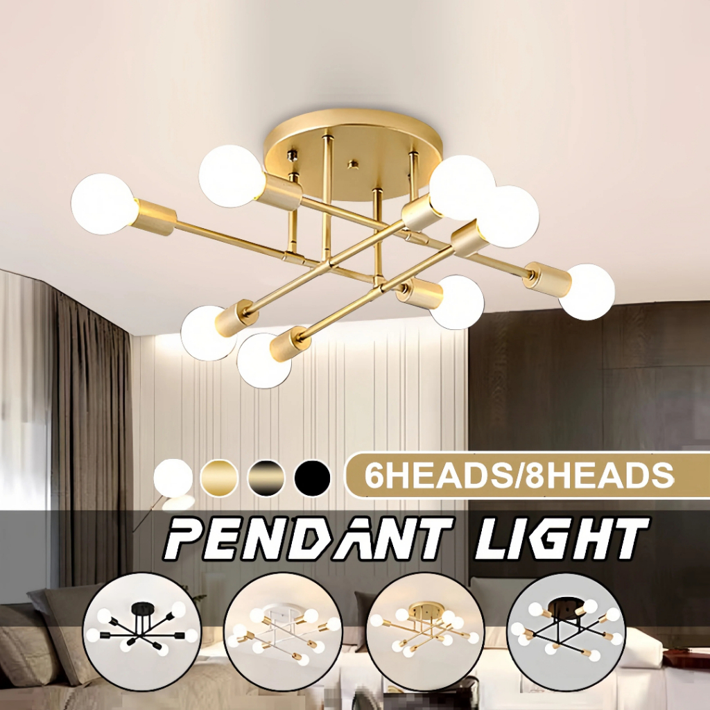 Lampu Gantung Minimalis Modern Besi Lampu Ruang Tamu Lampu Gantung Tamu Lampu Kamar Tidur Lampu Hias
