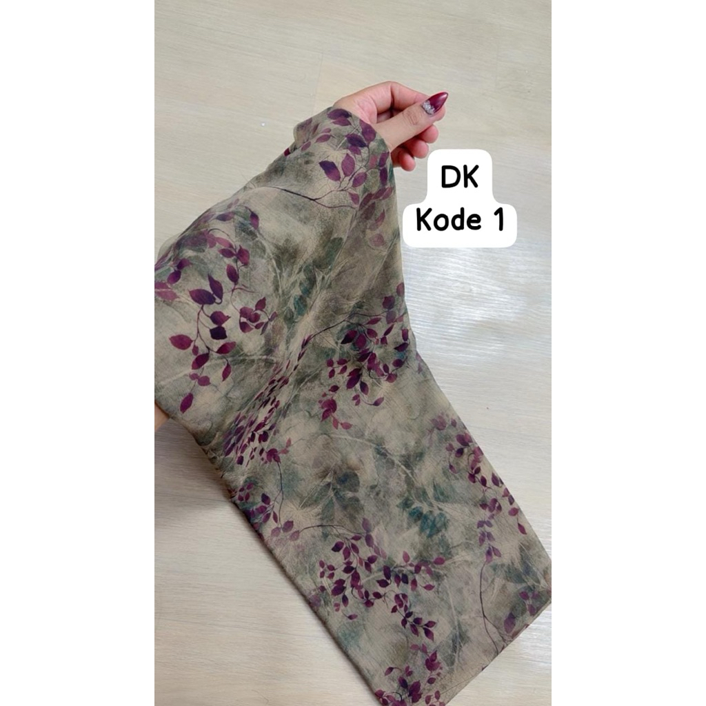 Kain sifon yoryo bunga/kain sifon/kain sifon murah/bahan kebaya sifon