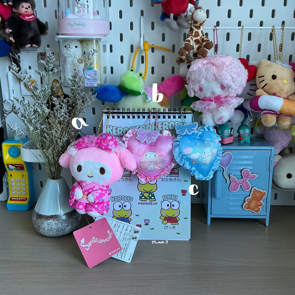 My Melody & Cinnamoroll Sanrio Nakajima Corporation Cherry Blossom Kimono Series & Heart Cushion Ser