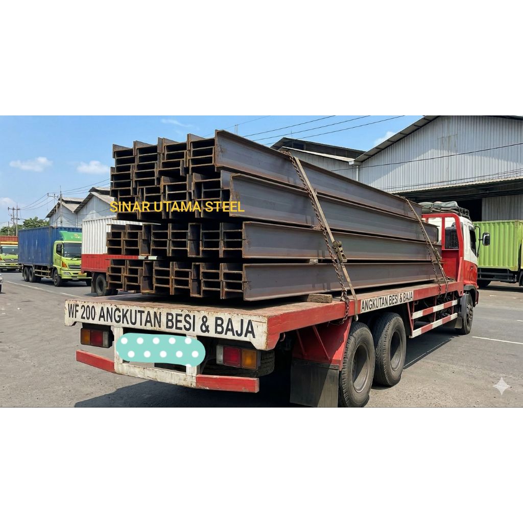 Besi WF 250 x 125 x 6 x 9mm x 6meter/ Besi Wide Flange 250/ Besi WF 260