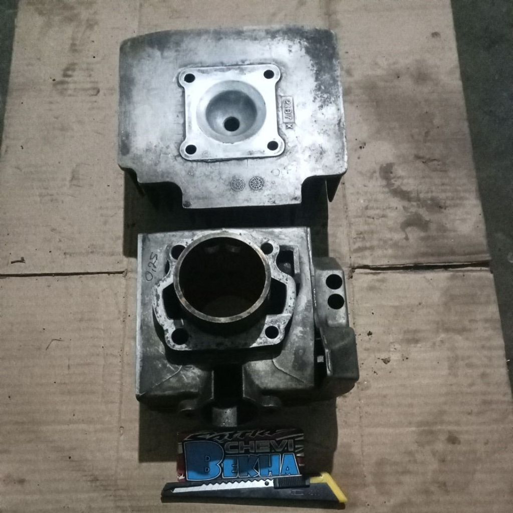 BLOK BORING BLOK SEHER SET BLOK HED SATRIA HIU OS 25 SEKEN ORI