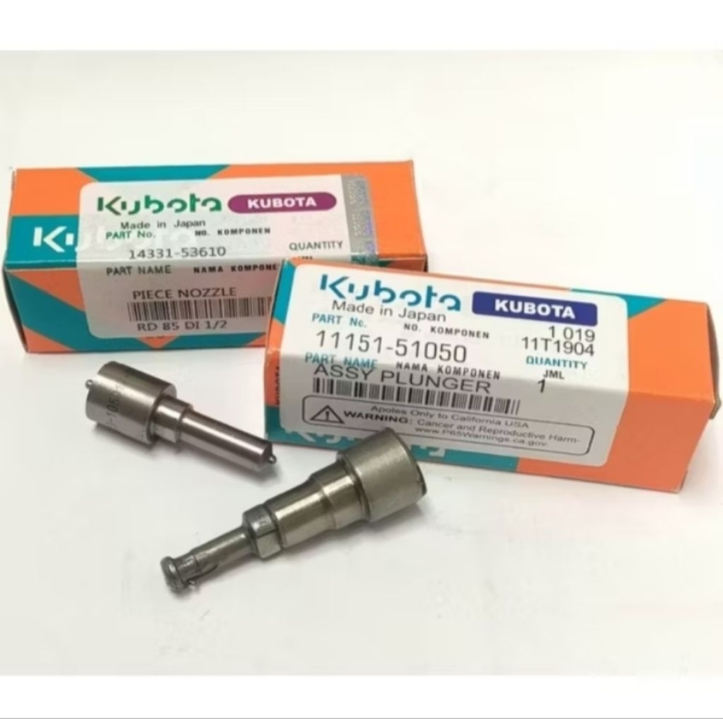 NOZZLE / PLUNGER RD85 RD105 KUBOTA DIESEL