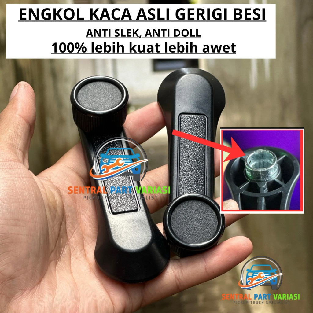 ENGKOL PUTARAN KACA PINTU MOBIL PANTHER / PUTARAN KACA MOBIL PANTHER KOTAK FULL GEAR BESI