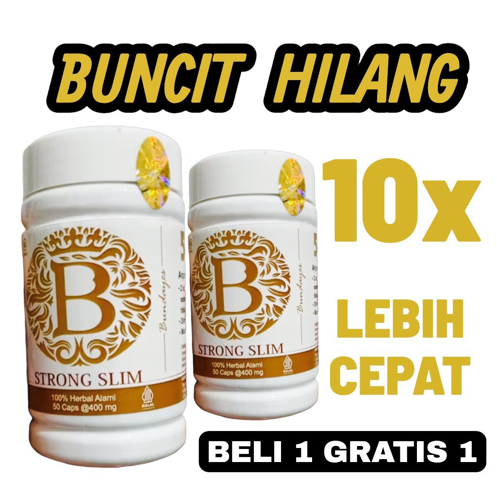 TERLARIS BELI 1 GRATIS 1  <2 BOTOL>Pelangsing Bundayes Obat Diet Kurus BundaSlim Beauty Herbal Detok