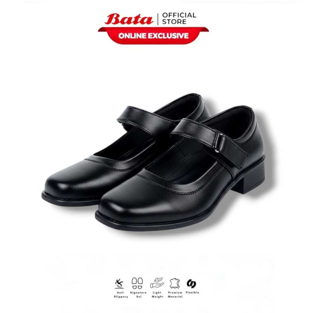 BATA Sepatu Wanita Pantofel Paskibra Terbaru Anti Slip