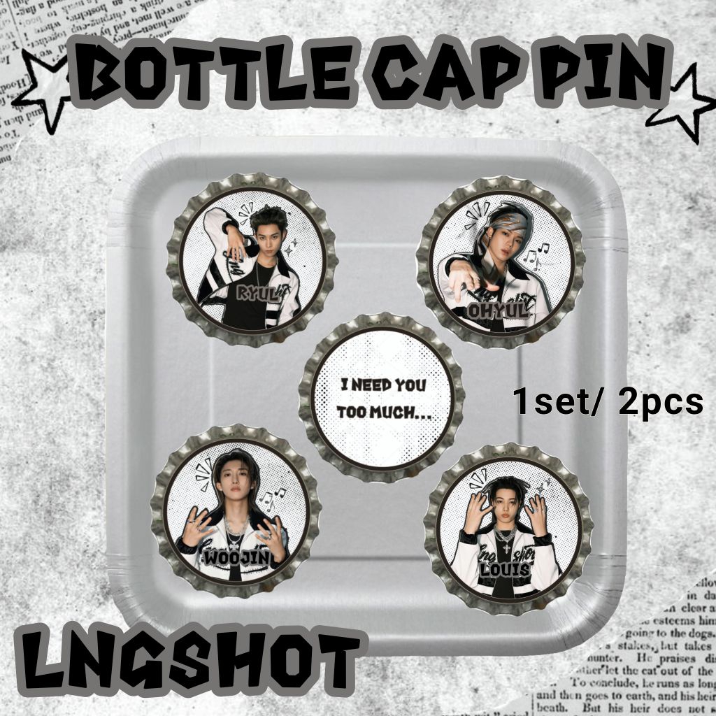 LNGSHOT BOTTLE CAP PIN/PIN TUTUP BOTOL