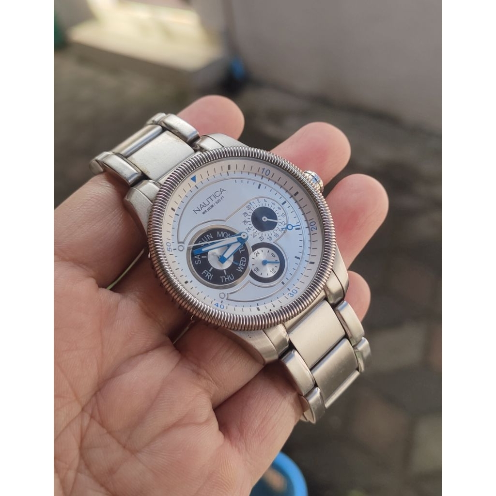 jam tangan original Nautica second bekas preloved