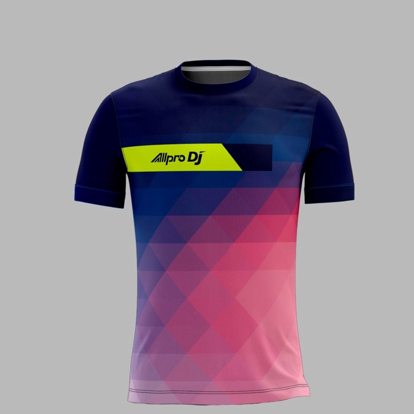 ALLPRO DJ Kaos Sport Jersey Tenis Meja DJ 07 Neon Jersey printing