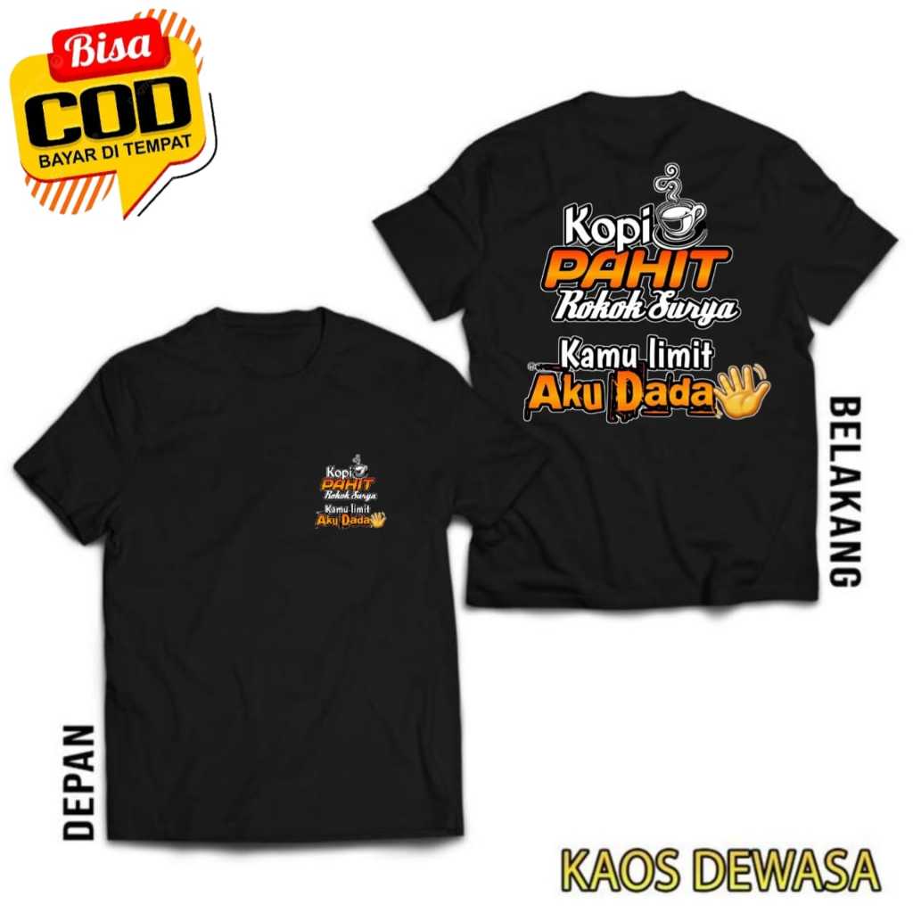 Kaos Distro Pria Keren Original DB / Kaos Kata Kata Unik Unisex M-XXL