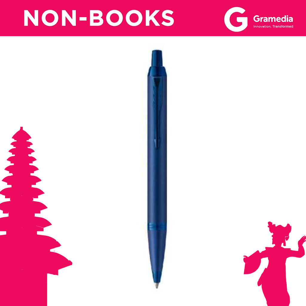 Gramedia Bali - Parker IM Mono Blu BP M.Blk TB / Pulpen Parker