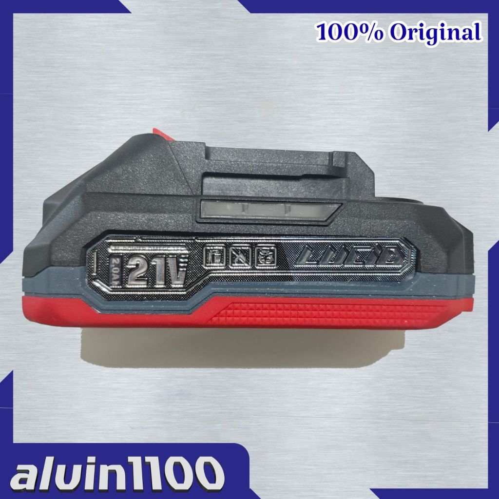 Batrai Bor Impact Driver LXT Lucid Original 2Ah Cell DMEGC