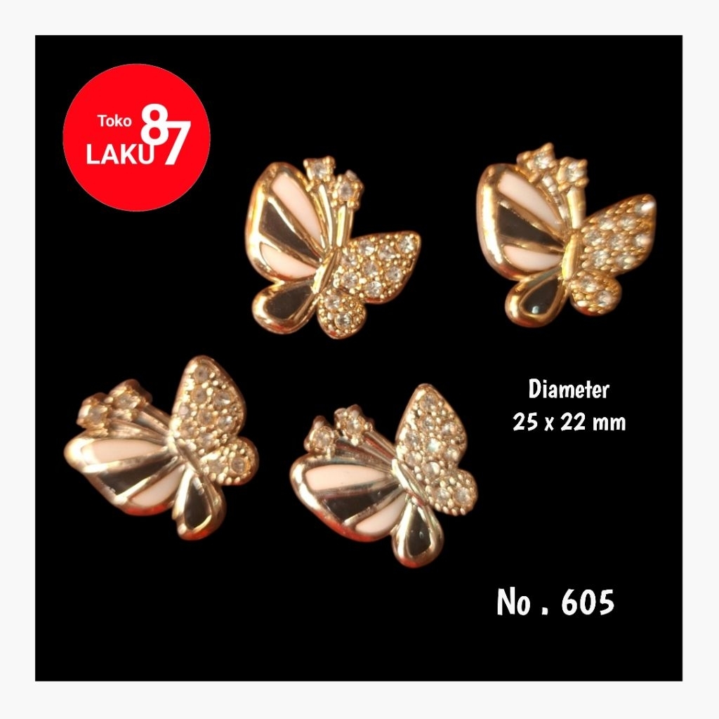 Makassar 10 pcs  Aksesoris Tempel