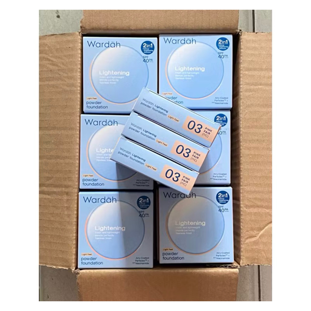 bedak wardah 1 dus