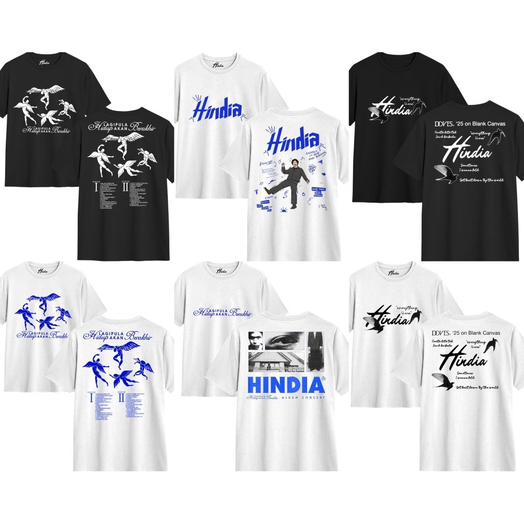Kaos Hindia - Kaos Baskara - Kaos Lagi pula hidup akan Berakhir - Kaos Album Hindia