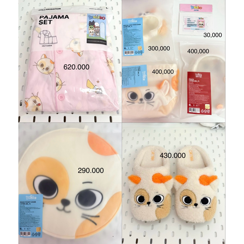 catbbi bbnexdo pem sungho boynextdoor official merchandise keyring plush pajama spao uchiwa impick c