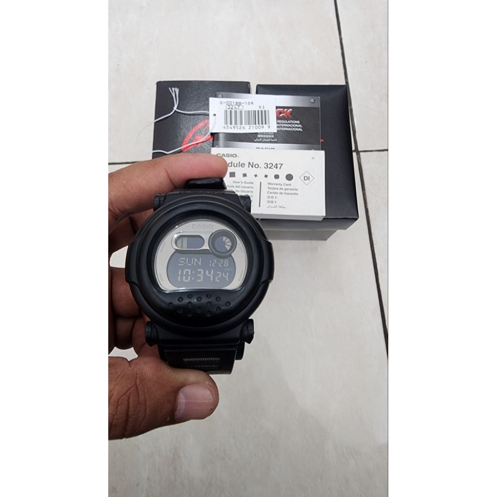 G shock seri G-001BB ( jason ) all black