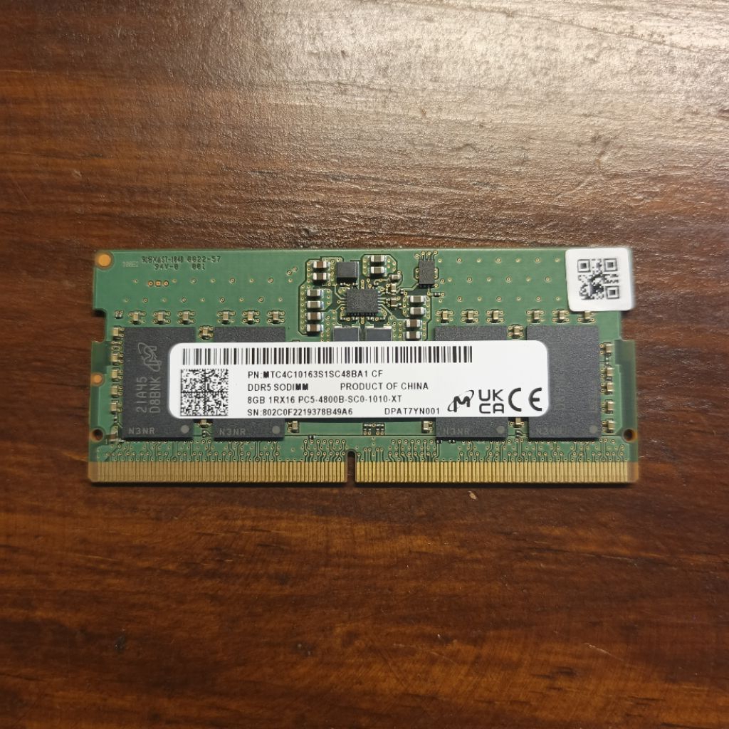 Ram DDR5 8gb dan 16gb Copotan Laptop