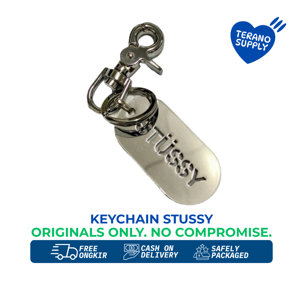 Keychain Stussy Metal Tag