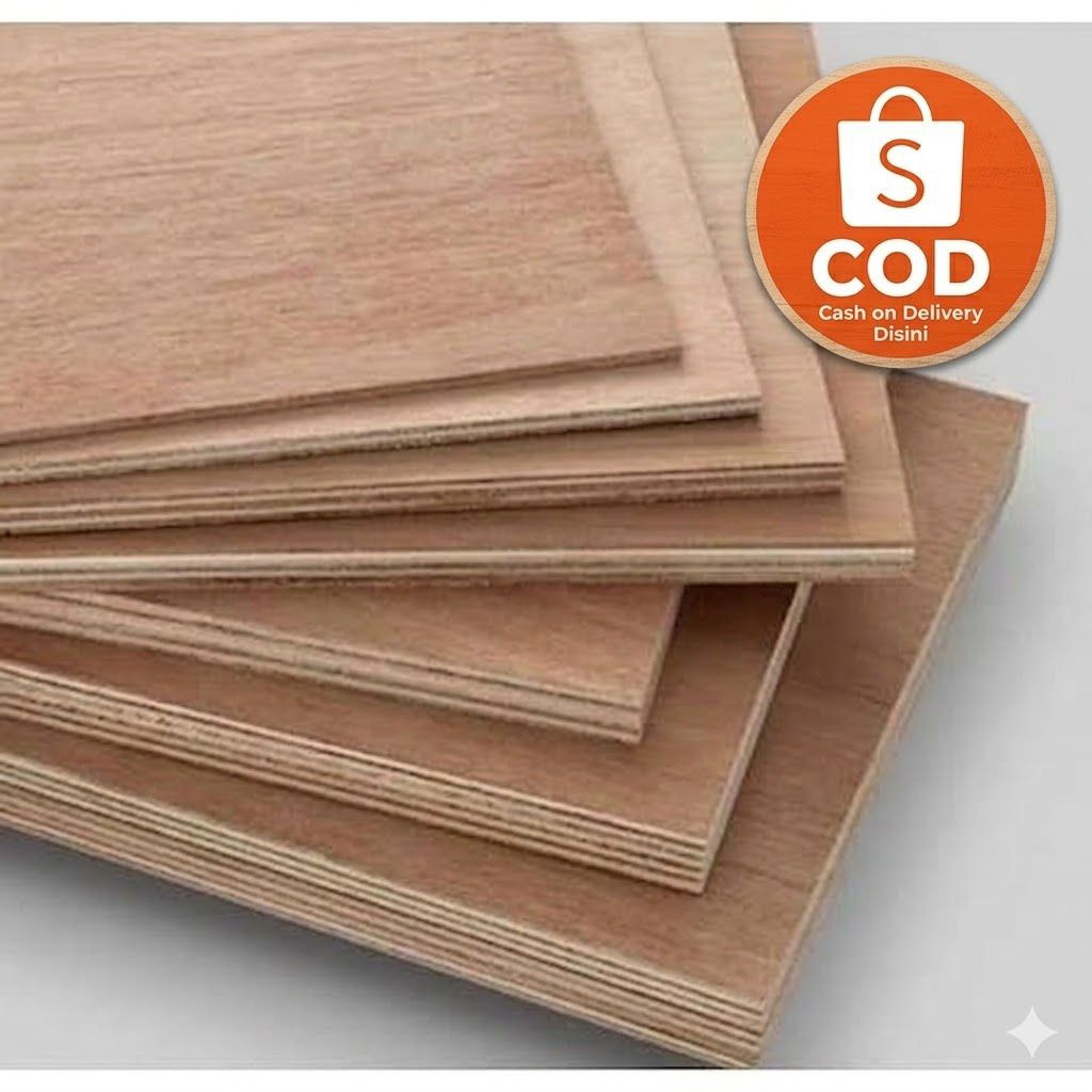 PAPAN KAYU TRIPLEK / MULTIPLEK FULL 3MM MERANTI UTY UKURAN 20 x 30 cm / TRIPLEK MERANTI