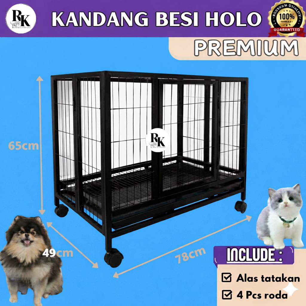 Kandang Kucing Anjing Besi Hollow Premium Quality