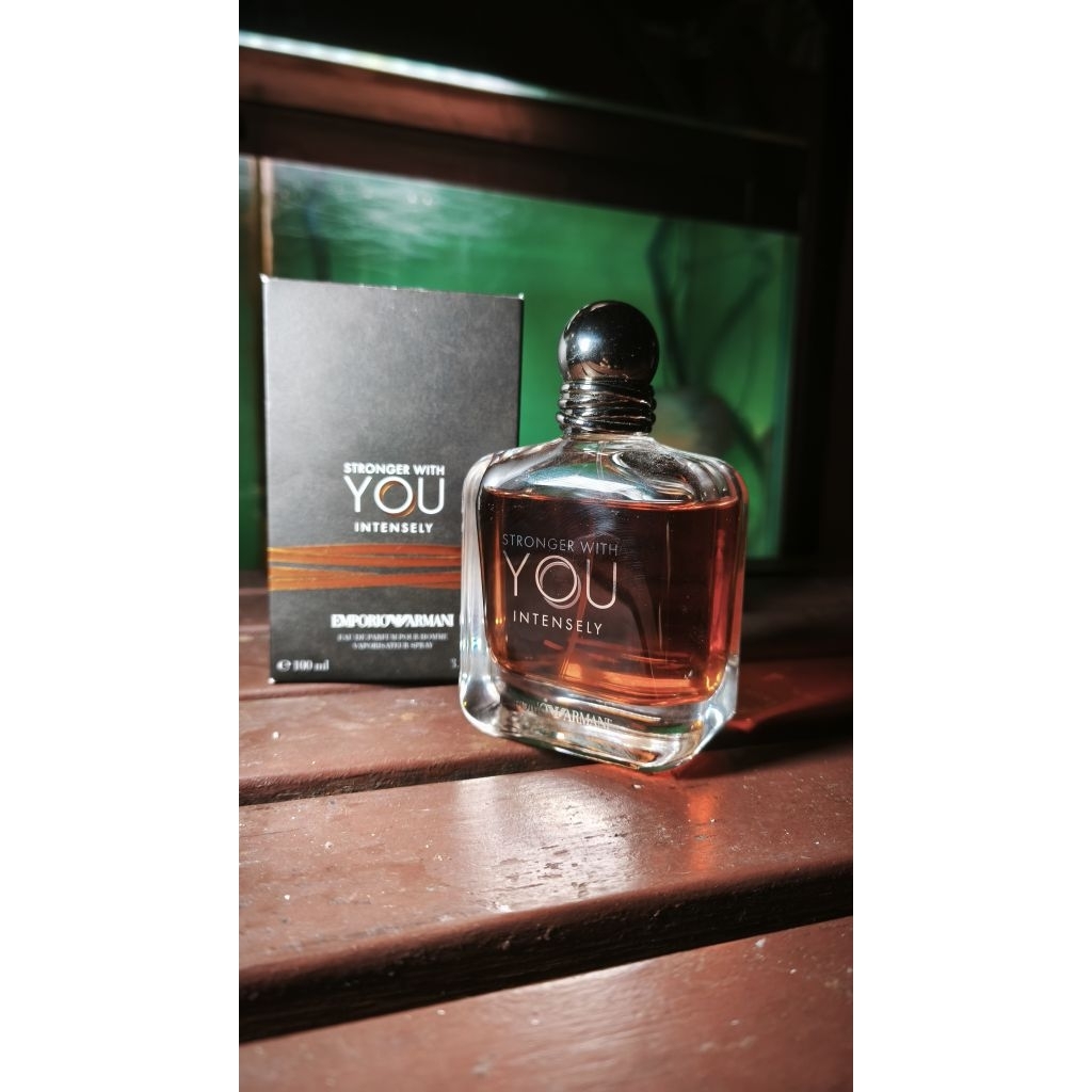 Preloved Parfum Pria Emporio Armani Stronger With You - Aroma Aromatic Vanilla Spicy