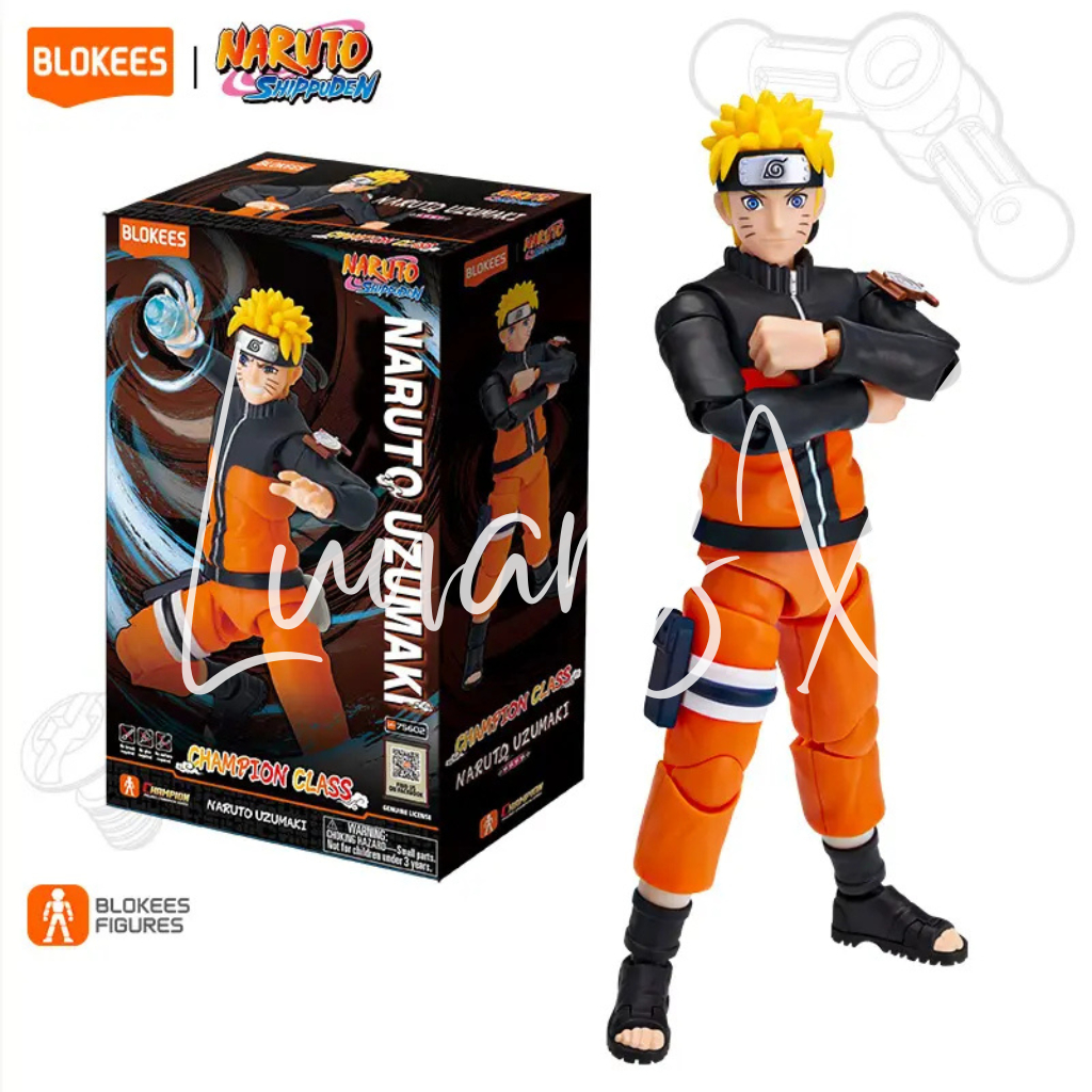 Blokees Champion Class Naruto Uzumaki Original Action Figure