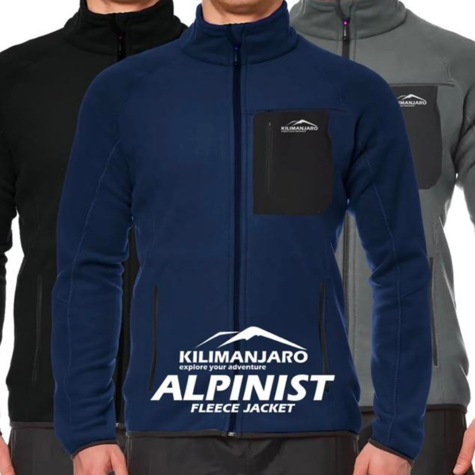 Jaket Fleece Thermal Kilimanjaro Alpinist - Jaket Polar Fleece Kilimanjaro