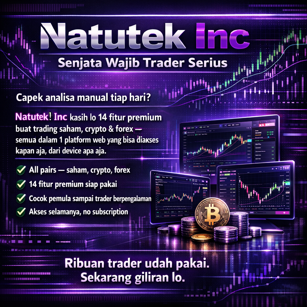 Web Tools Trading (14 fitur, Termasuk sinyal trading )