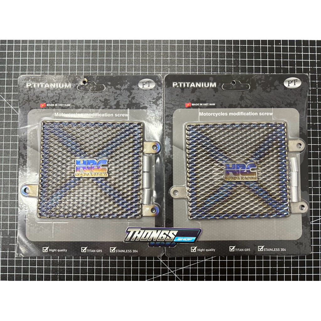 Cover Radiator Titanium Vario 125 150 HRC