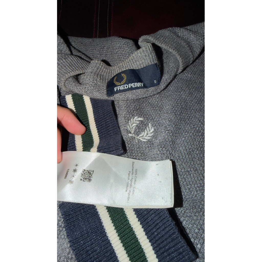 crewneck sweatshirt fred perry