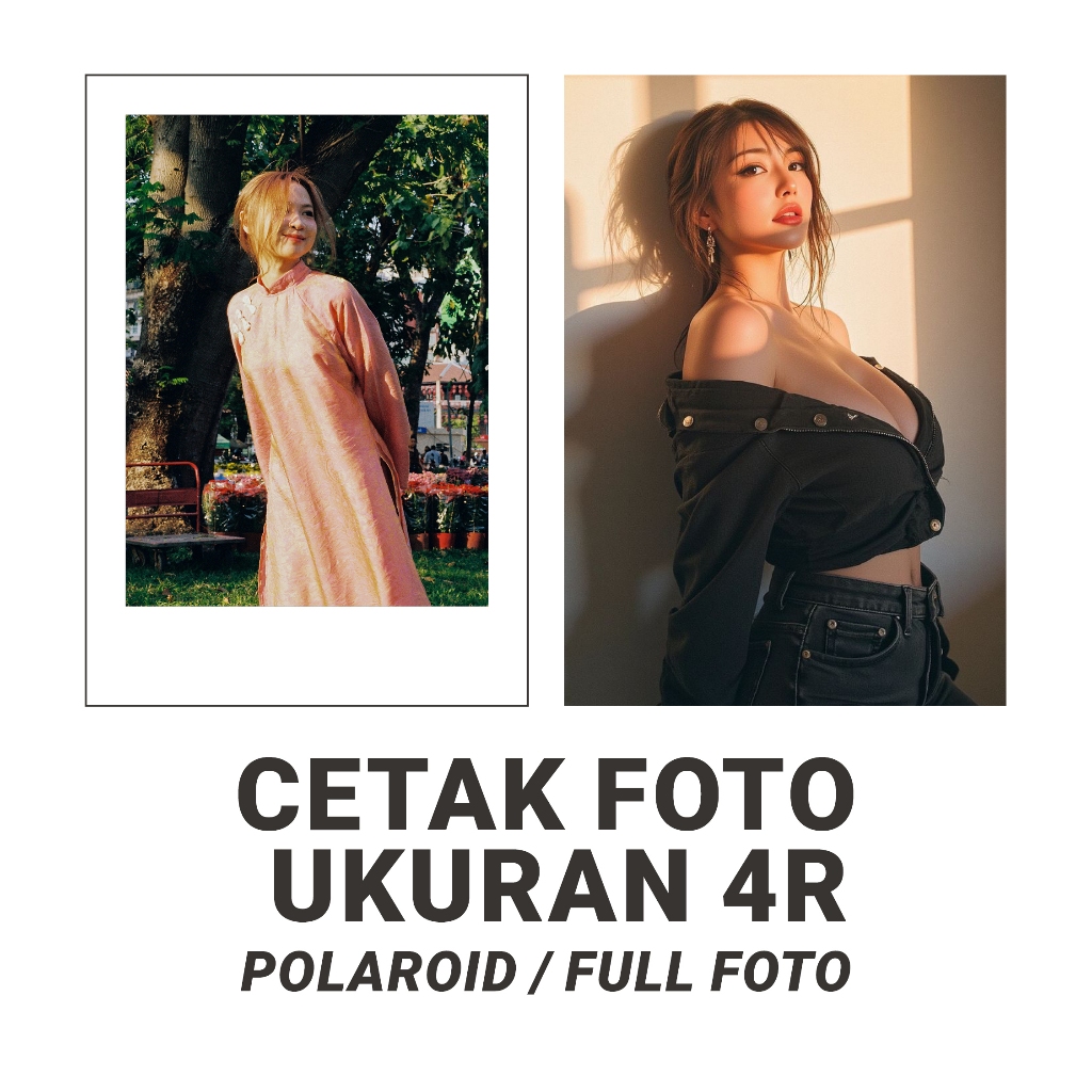 Cetak Foto Polaroid 4R / Foto 4R Full Foto Bahan Premium