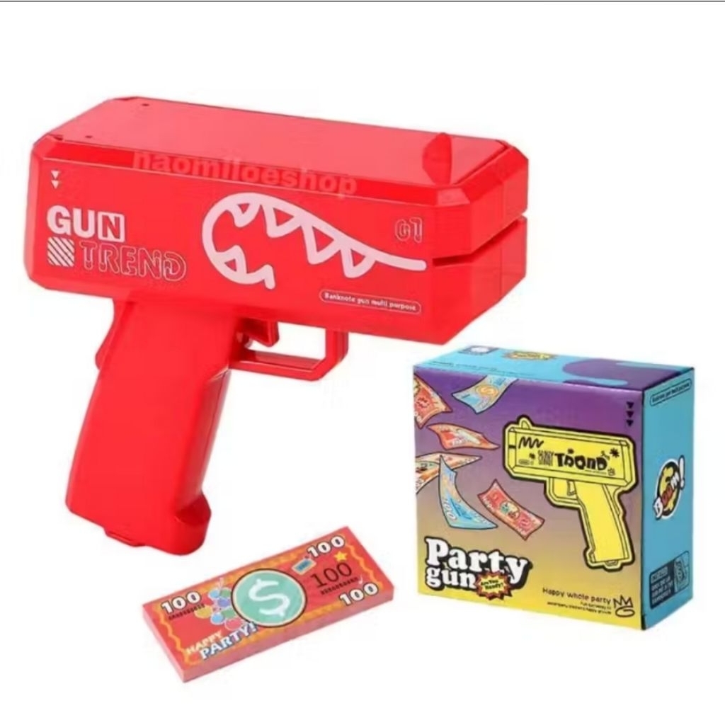 Mainan anak tembakan pistol uang mainan lucu murah party mainan