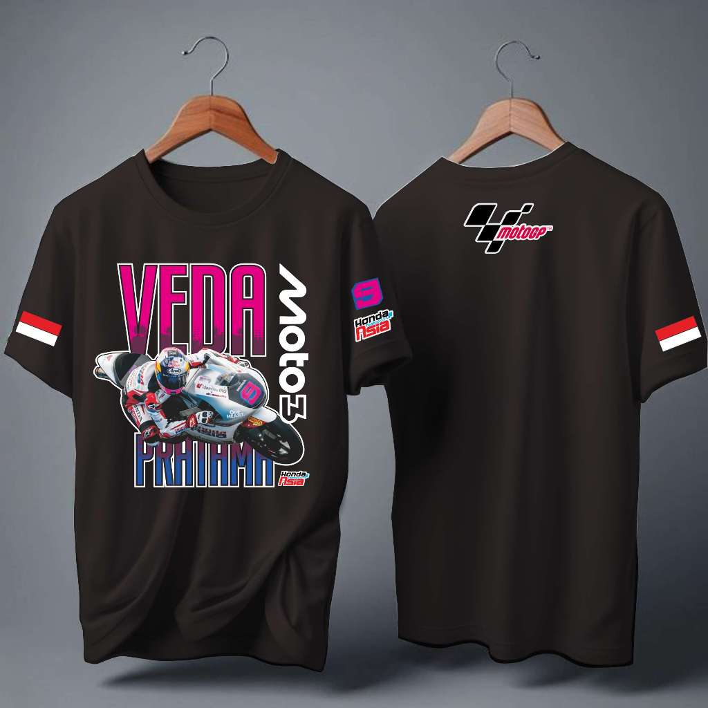 KAOS VEDA EGA PRATAMA MOTO GP GRAND PRIX MOTO 3 VEDA PRATAMA HONDA ASIA TEAM