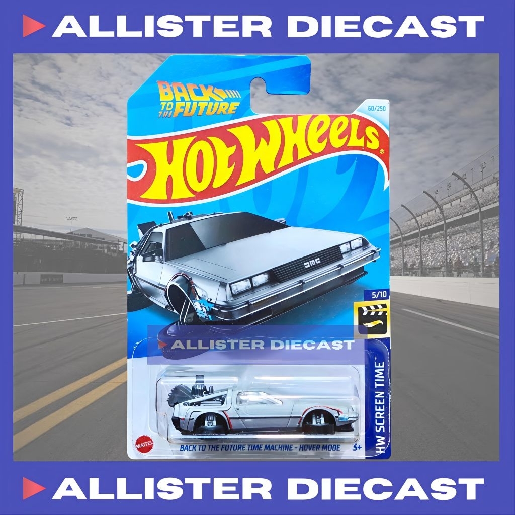 Hot Wheels Back To The Future Time Machine Hover Mode HW 2024 ALLISTER DIECAST Hot Wheels Back To Th