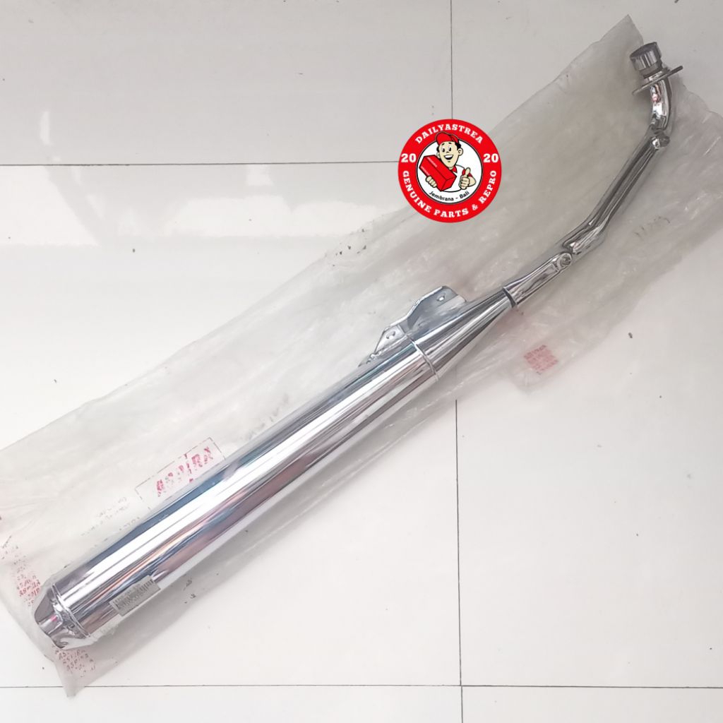 MUFFLER EXHAUST KNALPOT HONDA ASTREA GRAND BULUS LEGENDA ORIGINAL ASLI 18350-GN5-830