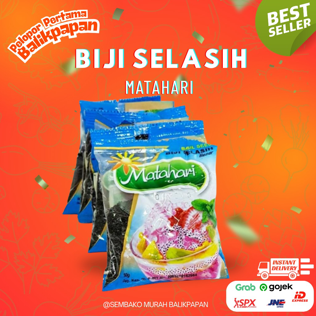 Biji selasih Matahari 50 gr