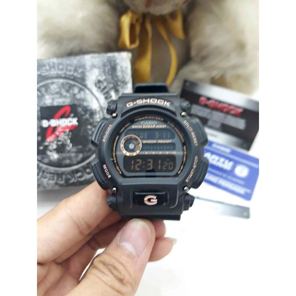 Jam Tangan Casio G-Shock DW-9052GBX-1A4DR Black & Gold Bekas Murah