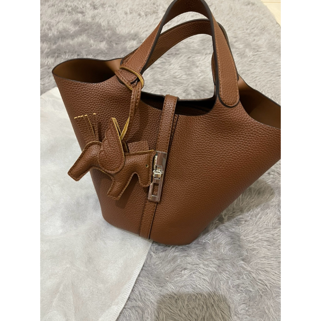 Caitina bag tote bag coklat wanita