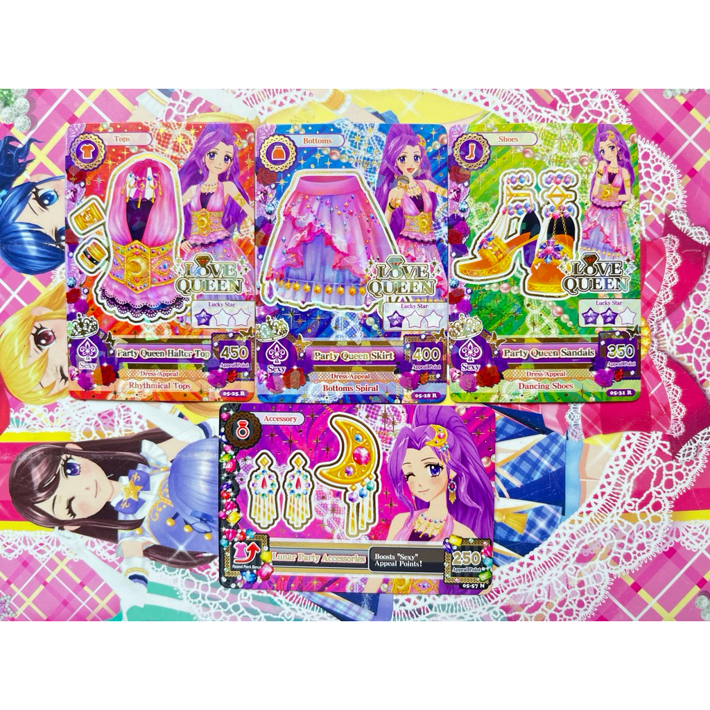 Kartu Aikatsu Party Queen Mizuki Kanzaki LOVE QUEEN Rare Original Langka Rare Official Japanese Japa