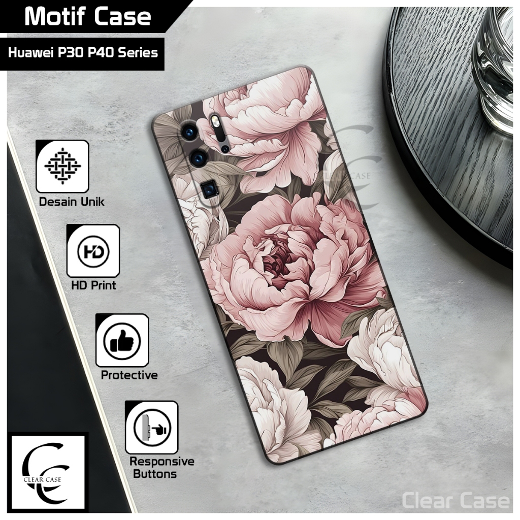 Softcase Huawei P30 P30 Pro P30 Lite P40 P40 Pro P50 Terbaru 2026 silikon Casing pelindung hp