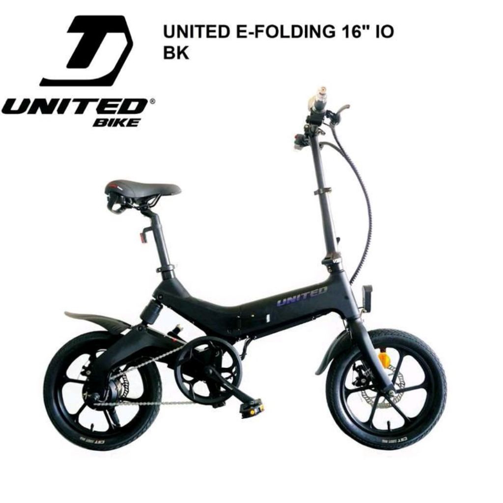 E-Folding Bike - Sepeda Lipat Listrik / Ebike Folding Bike 16 United IO NEW BNIB ORIGINAL GARANSI RE