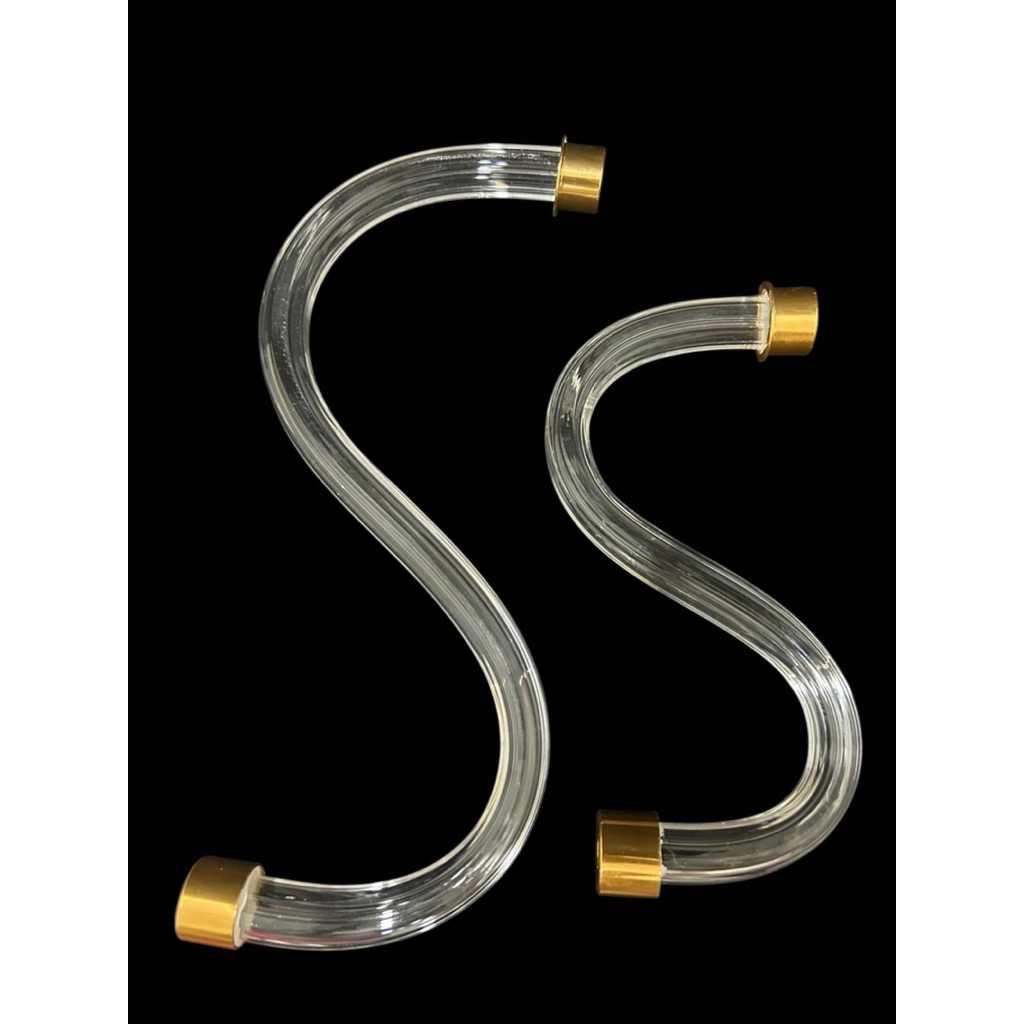 Sparepart Arm Tangkai Lampu Hias Chandelier Lampu Lilin Kaca 8 inch 20 cm dan 12 inch 30 cm Gold Chr