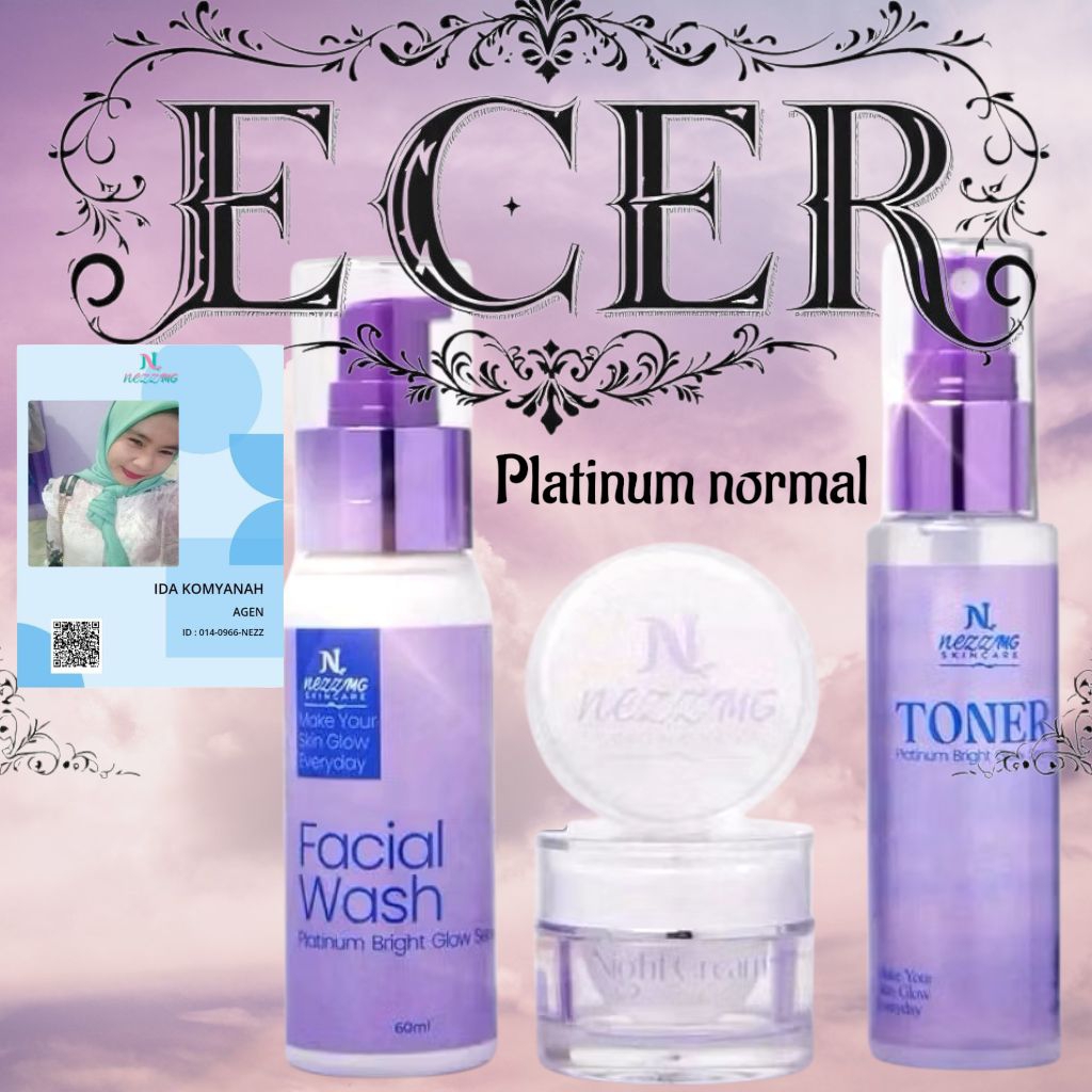 Ecer Platinum Normal nezzmg skincare Original agen resmi