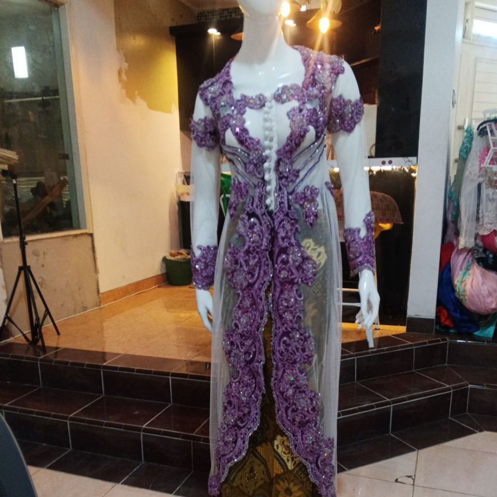 kebaya pengantin modern muslim llamaran