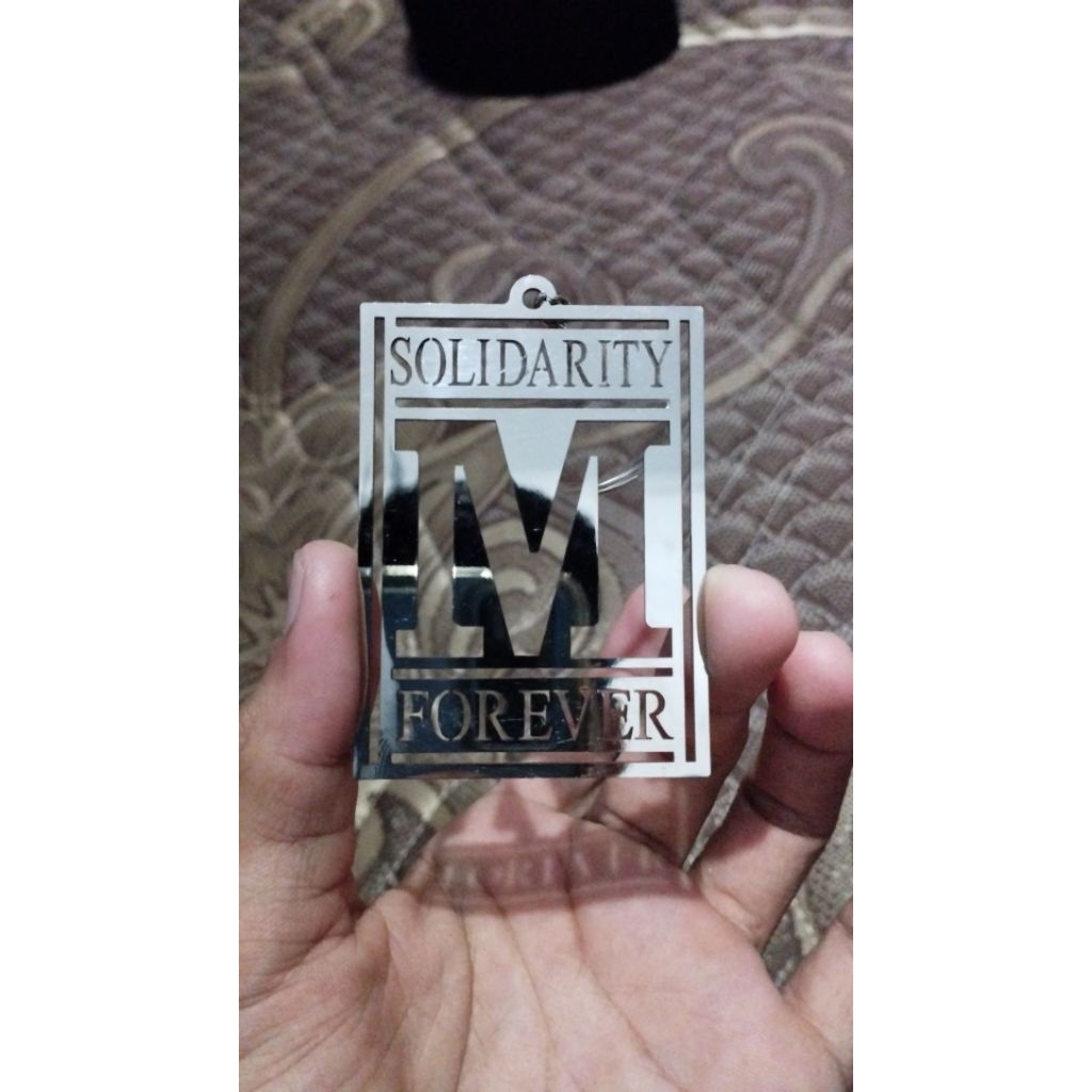 Gantungan Kunci Solidarity M Forever / Msolver ’ Custom Gantungan Kunci Setainless Steel 304