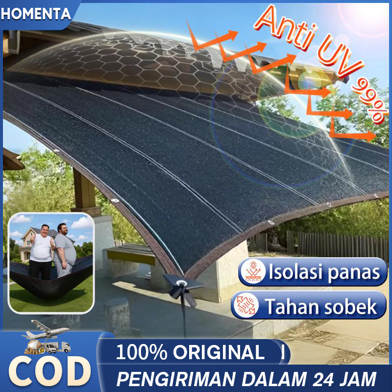 Paranet Greenhouse paranet rumahan- Shading Net Anti Hujan & Anti Panas Nylon Tebal untuk Tanaman Un