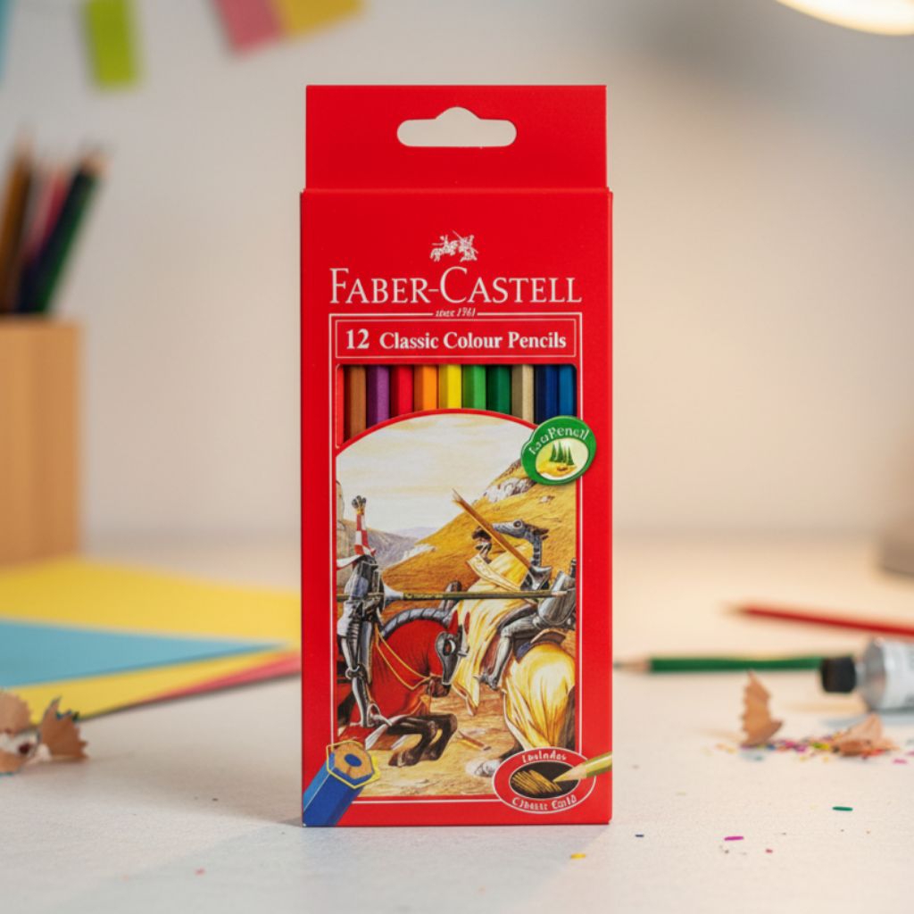 Pensil Warna Faber-Castell / Faber Castell Isi 12 Panjang
