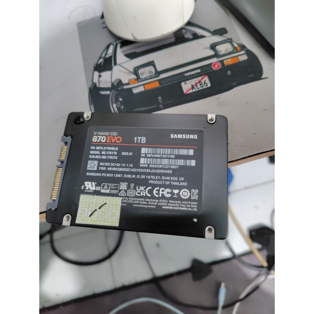 SSD SATA SAMSUNG EVO 870 1TB ORIGINAL