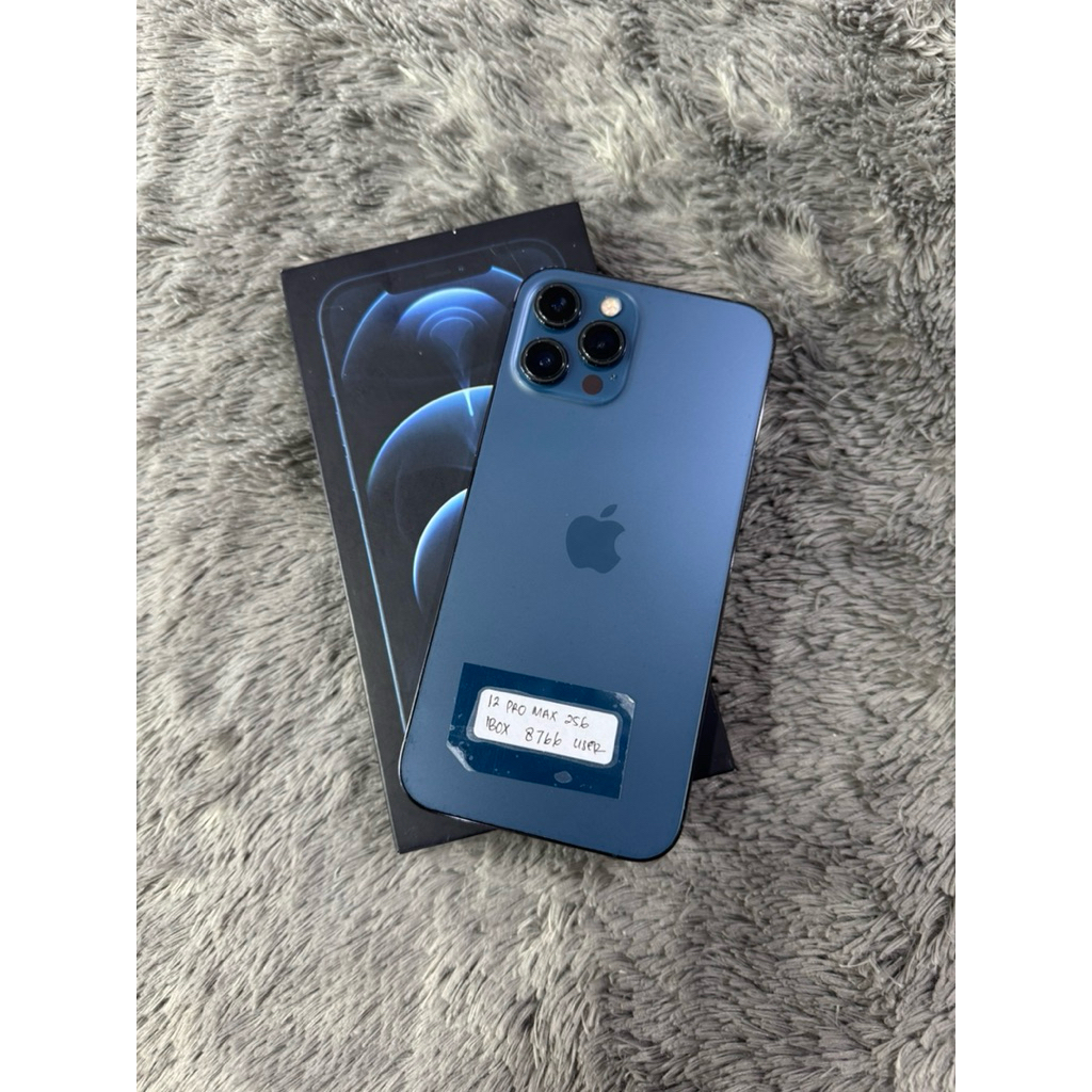 12 pro max 256 gb ibox fullset mulus